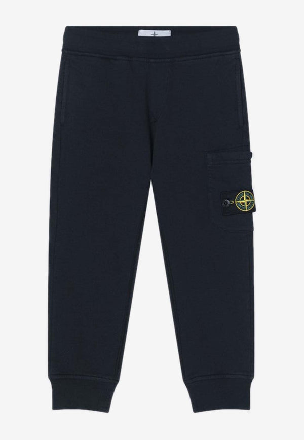 Boys Logo-Patched Track Pants