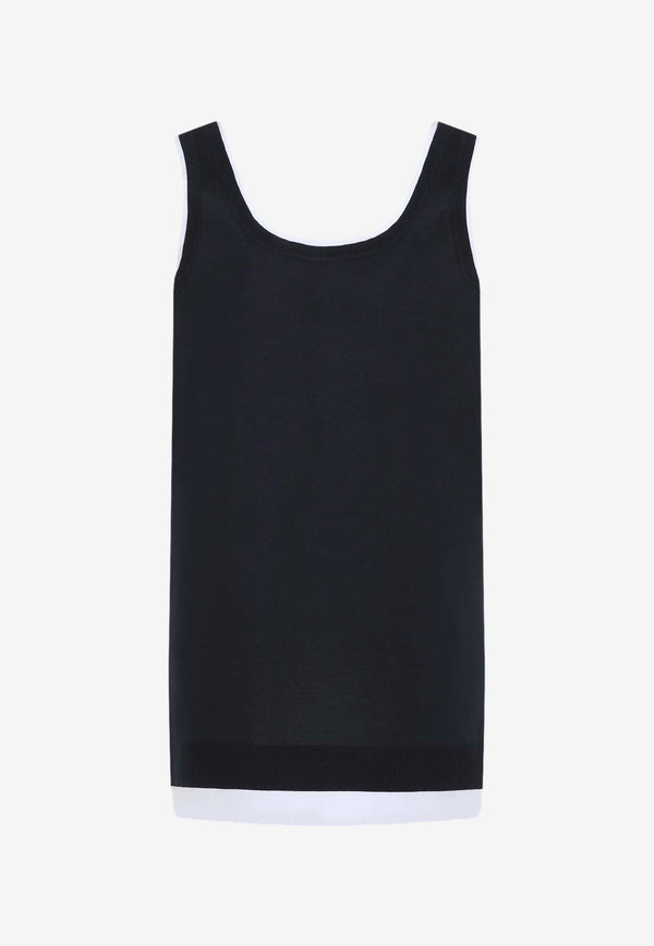 Logo Sleeveless Mini Dress