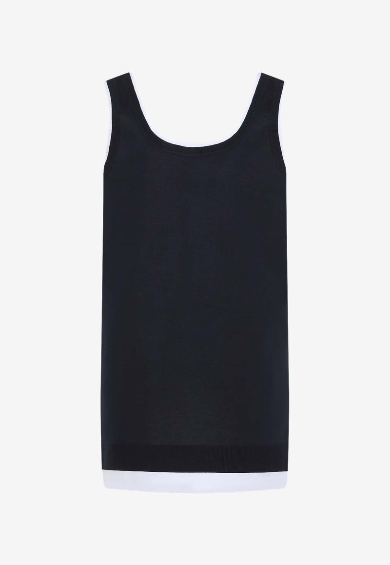 Logo Sleeveless Mini Dress