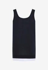 Logo Sleeveless Mini Dress