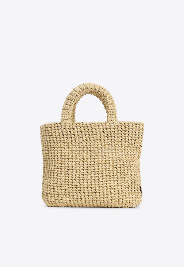 Small Crochet Tote Bag