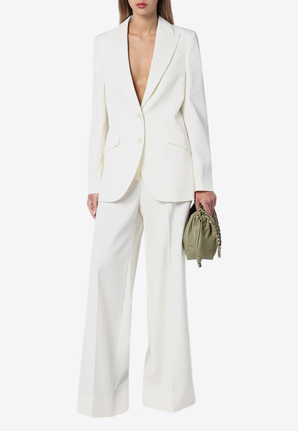 Stella McCartney Single-Breasted Wool Blazer Ivory 6500963CU704/P_STELL-9200