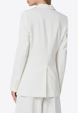 Stella McCartney Single-Breasted Wool Blazer Ivory 6500963CU704/P_STELL-9200