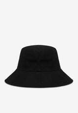 Moschino Logo Lettering Bucket Hat Black 65408-M3094BLACK