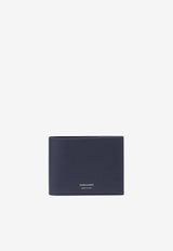 Salvatore Ferragamo Classic Logo Bi-Fold Leather Wallet Midnight Blue 661325 FLORENCE 775359 MIDNIGHT