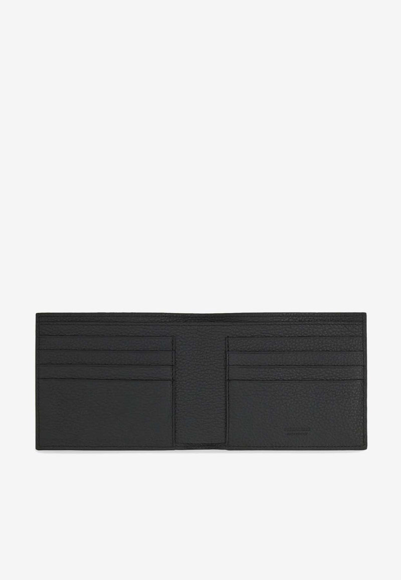 Salvatore Ferragamo Logo Monogram Bi-Fold Wallet Black 661550 MONOGRAM 780328 NERO/GRIGIO