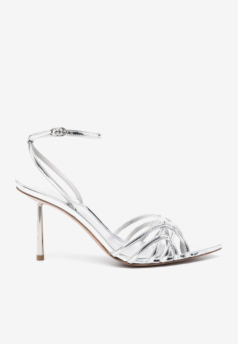 Le Silla Bella 80 Metallic Sandals  6642A080G7PPMRA 921