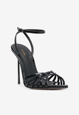 Le Silla Bella 120 Leather Sandals 6642A100L3PPKAB 001 Black