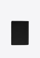 Saint Laurent Logo Embossed Bi-Fold Wallet Black 668726BTY0N/O_YSL-1000