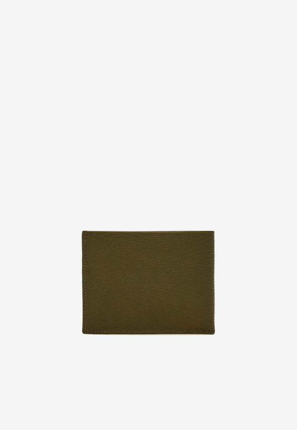 Salvatore Ferragamo Bi-Fold Gancini Leather Wallet Green 66A063 REVIVAL GANC 779740 NEW OLIVE