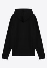 Saint Laurent Rive Gauche Logo Hooded Sweatshirt Black 677256YB2EZ/P_YSL-1035