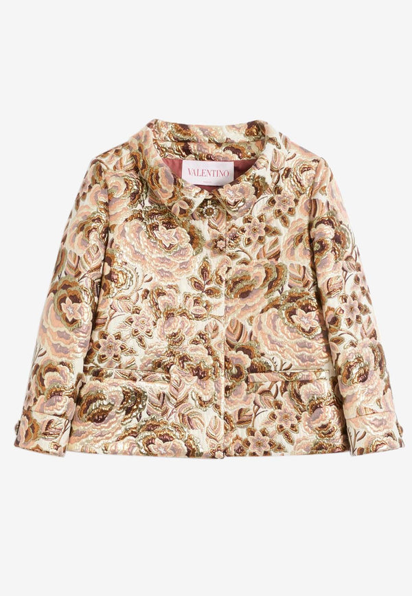 Valentino Après L
Hiver Matelassé Floral Jacket Multicolor 6B3CE3Y091M QYY