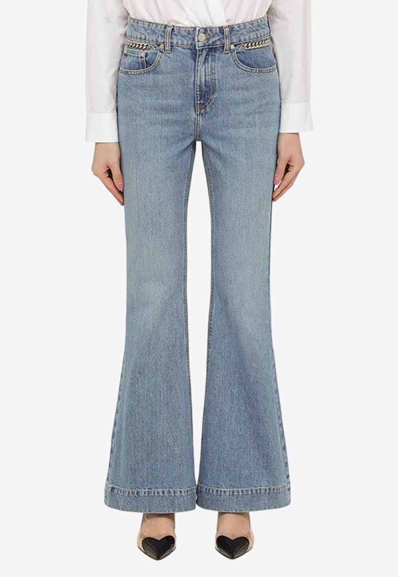 Stella McCartney Mid Vintage Wide-Leg Jeans Blue 6D01813SPH56/O_STELL-4599