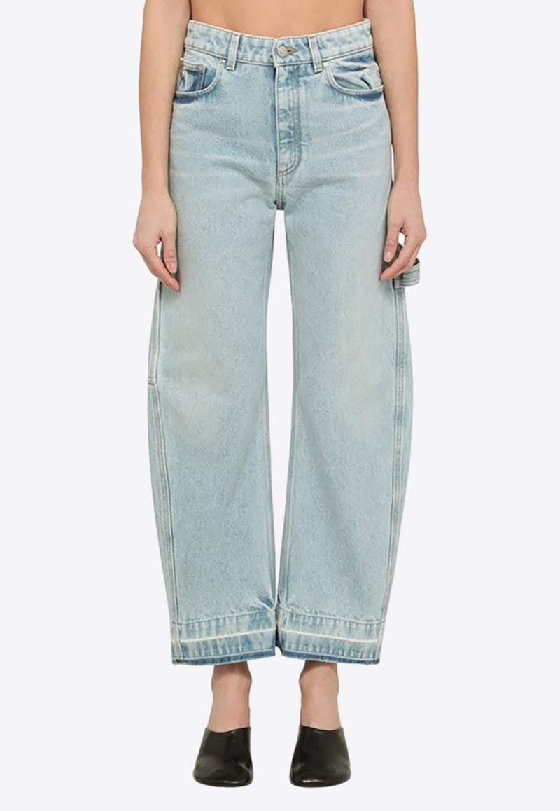 Stella McCartney Basic Wide-Leg Mid-Rise Jeans 6D02433SPH62/O_STELL-4699