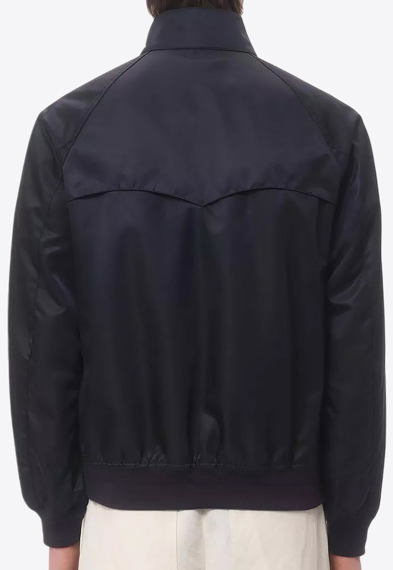 Valentino VLogo Patch Zip-Up Jacket Navy 6V3CIP605CM 598