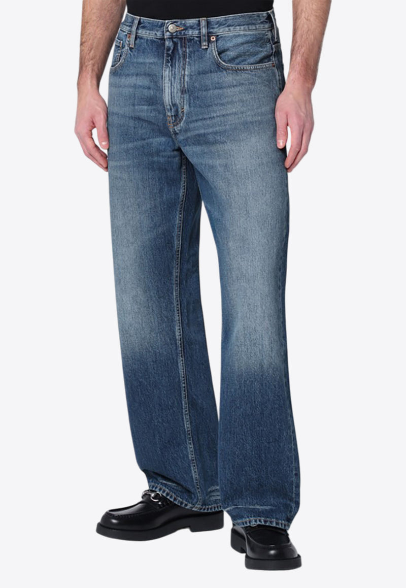 Valentino Washed Denim Jeans Blue 6V3DE04EAP2/Q_VALE-558