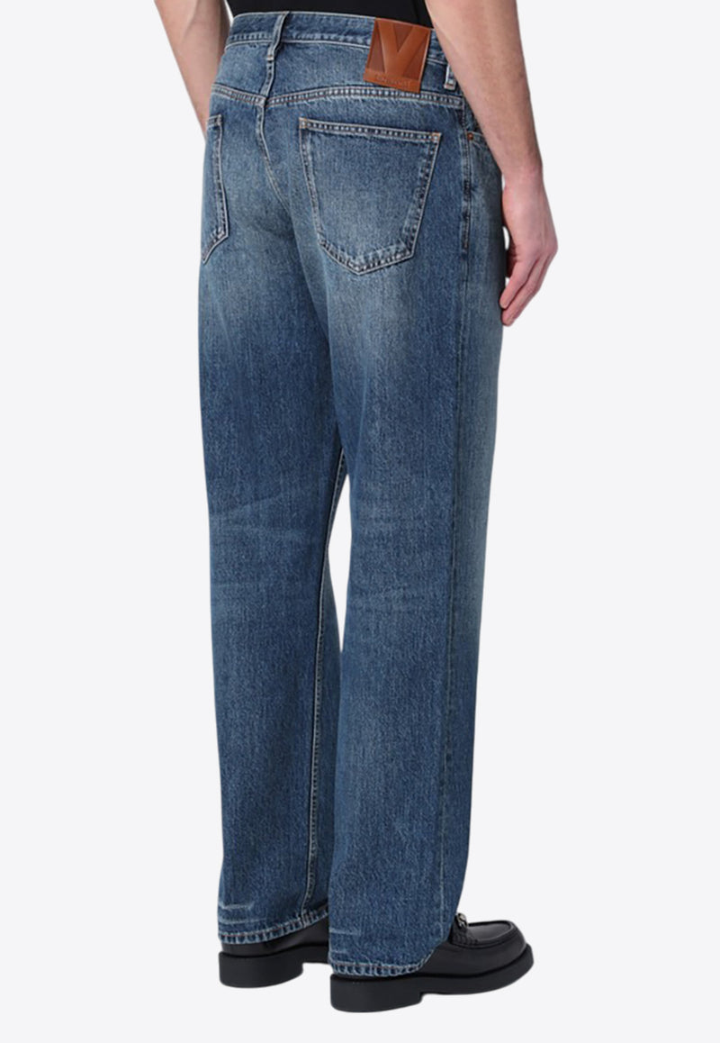 Valentino Washed Denim Jeans Blue 6V3DE04EAP2/Q_VALE-558