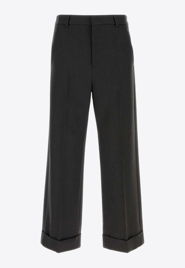 Valentino Tailored Straight Pants Gray 6V3RBJ708JM 113