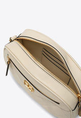 Valentino Medium Quiltie 67 Shoulder Bag in Nappa Leather Ivory 6W2B0R03IFE/Q_VALE-REN