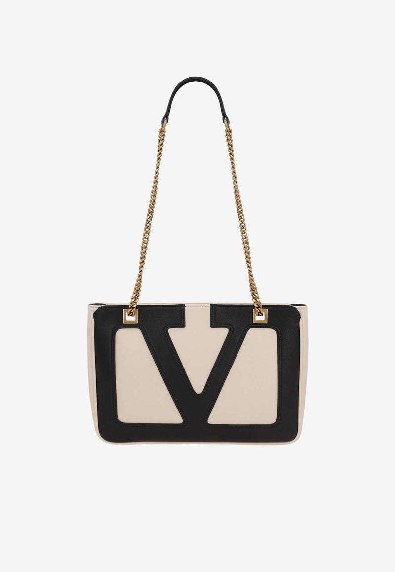 Valentino Small Viva Superstar Leather Shoulder Bag Off-white 6W2B0R14PTJ R4V