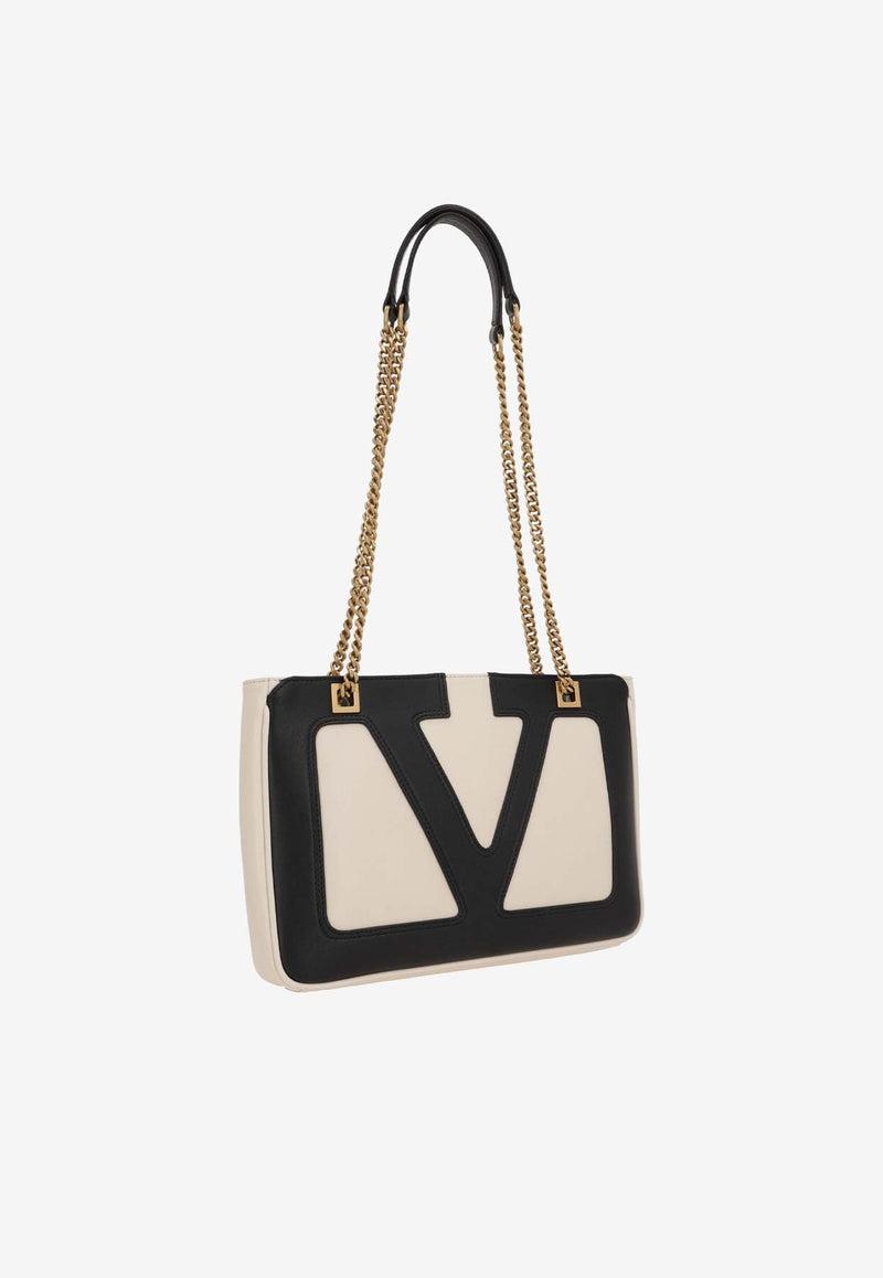 Valentino Small Viva Superstar Leather Shoulder Bag Off-white 6W2B0R14PTJ R4V