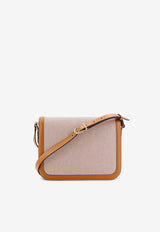 Valentino 9TO5 Canvas Shoulder Bag Natural 6W2B0R15CJP REK