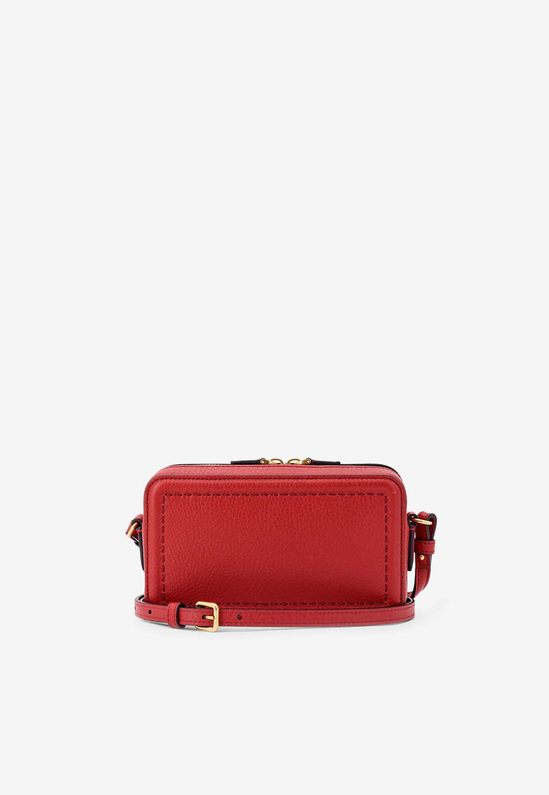 Valentino Mini Alltime Leather Shoulder Bag Red 6W2P0AI5RZR_0RO