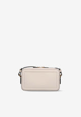 Valentino Mini Alltime Grained Leather Shoulder Bag Ivory 6W2P0AI5RZR 098