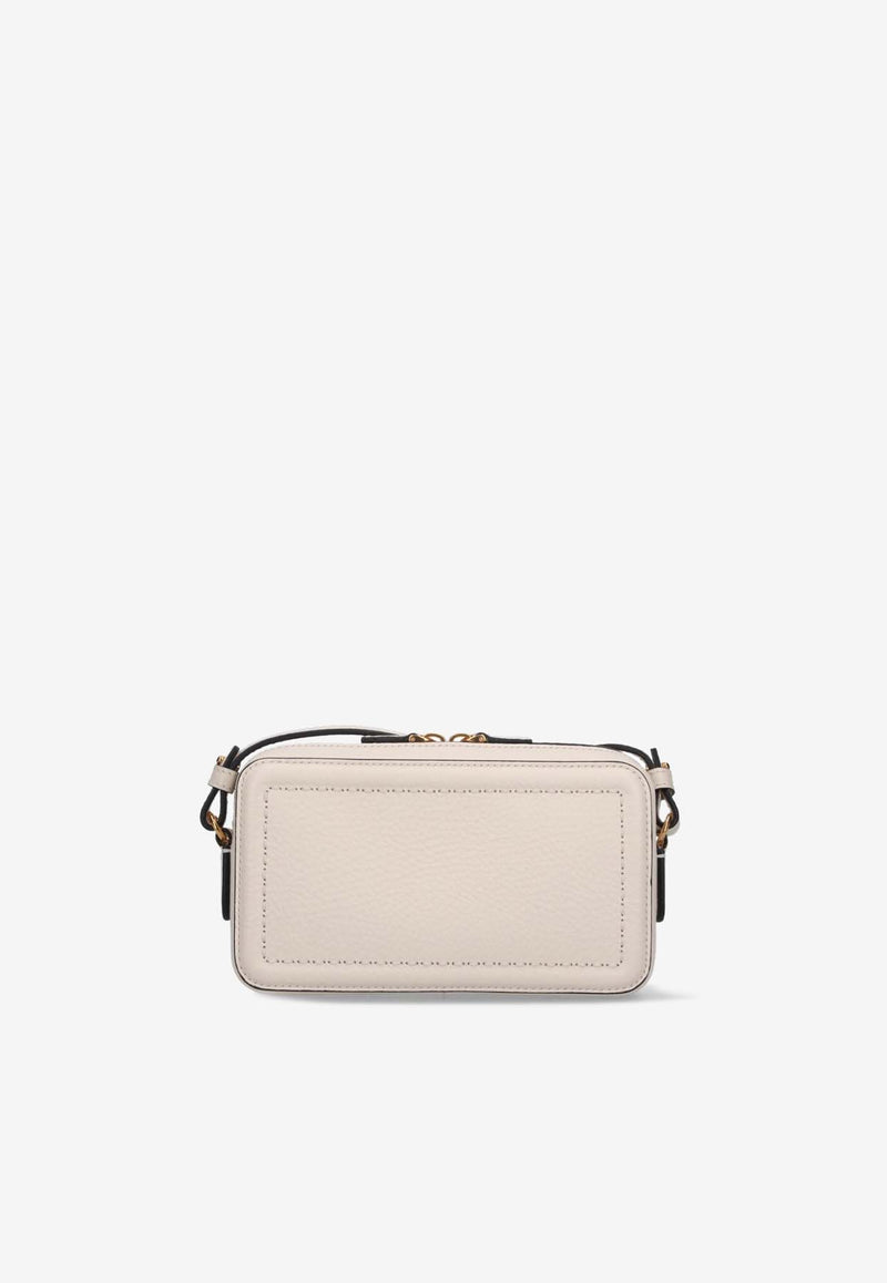 Valentino Mini Alltime Grained Leather Shoulder Bag Ivory 6W2P0AI5RZR 098