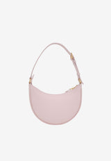 Valentino Mini VLogo Grained Leather Hobo Bag Pink 6W2P0AK3SNP 16Q