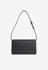 Valentino Mini VLogo Signature Leather Shoulder Bag Black 6W2P0AK8SNP 0NO