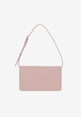 Valentino Mini VLogo Signature Leather Shoulder Bag Pink 6W2P0AK8SNP 16Q