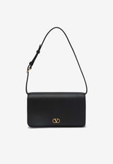 Valentino Mini Vlogo Signature Leather Shoulder Bag 6W2P0AK8SNP/Q_VALE-0NO