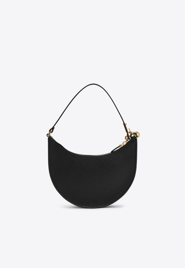 Valentino Signature VLogo Hobo Bag Black 6W2P0W19RQR/Q_VALE-0NO