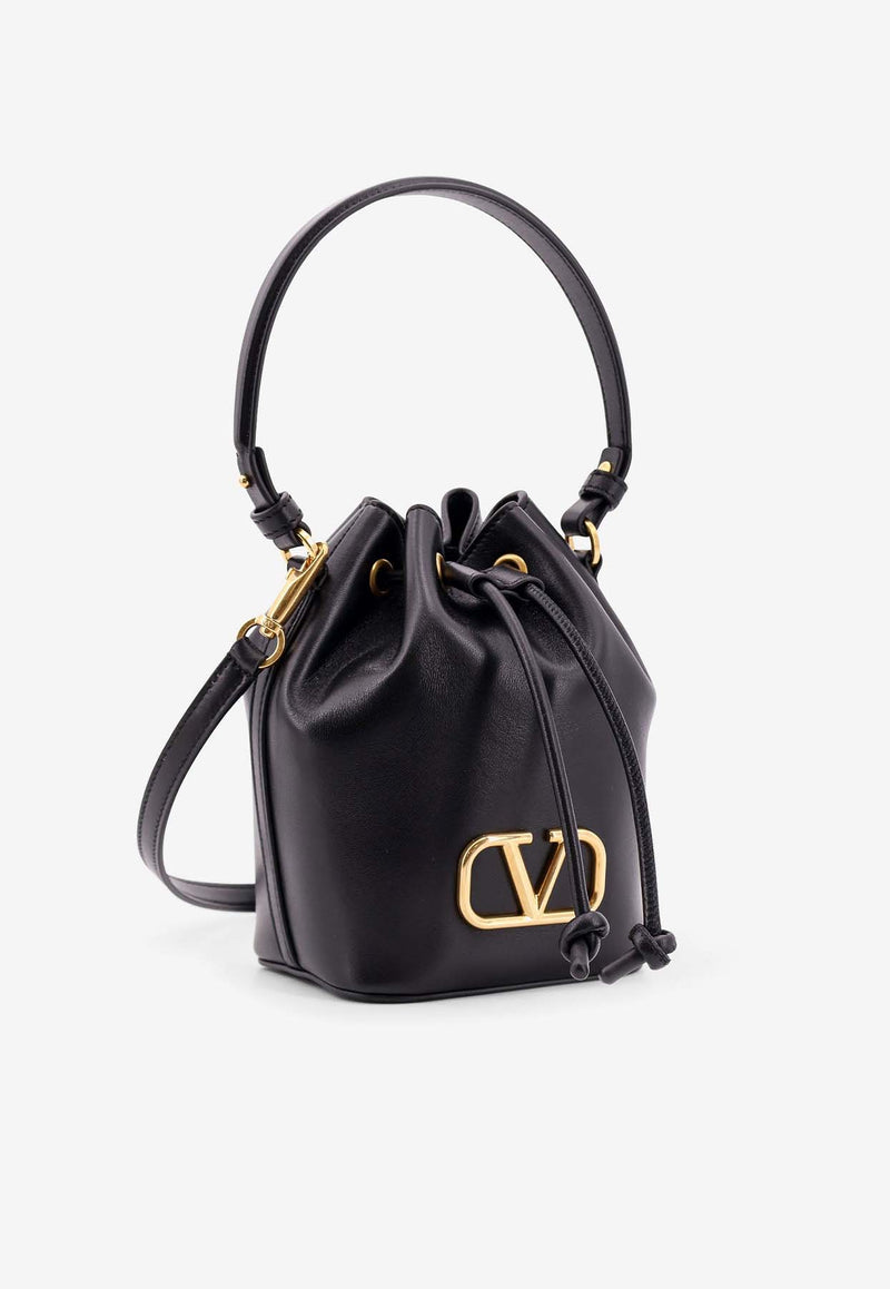 Valentino Mini VLogo Signature Bucket Bag Black 6W2P0Z44VNL_0NO