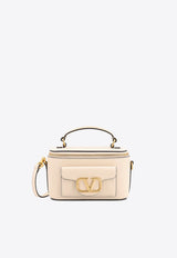 Valentino Mini Locò VLogo Crossbody Bag Ivory 6W2P0Z86ZXL_I16