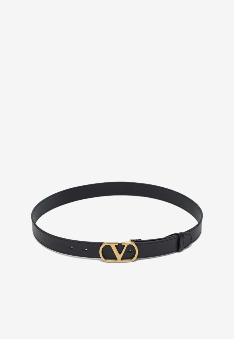 Valentino Vlogo Signature Leather Belt 6W2T0SM3IYR/Q_VALE-0NO