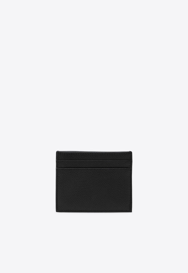 Valentino VLogo Calf Leather Cardholder Black 6Y2P0V09UAG/Q_VALE-0NO