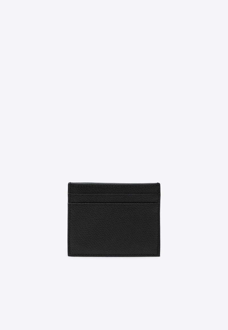 Valentino VLogo Calf Leather Cardholder Black 6Y2P0V09UAG/Q_VALE-0NO