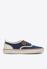 Valentino Nojoke Low-Top Canvas Sneakers Blue 6Y2S0J87YGT/Q_VALE-QZZ