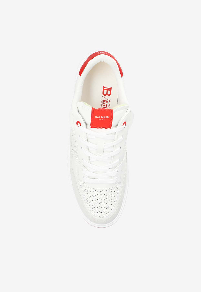 Balmain B-Court Low-Top Sneakers White BM0VI349 LPTC-GBQ