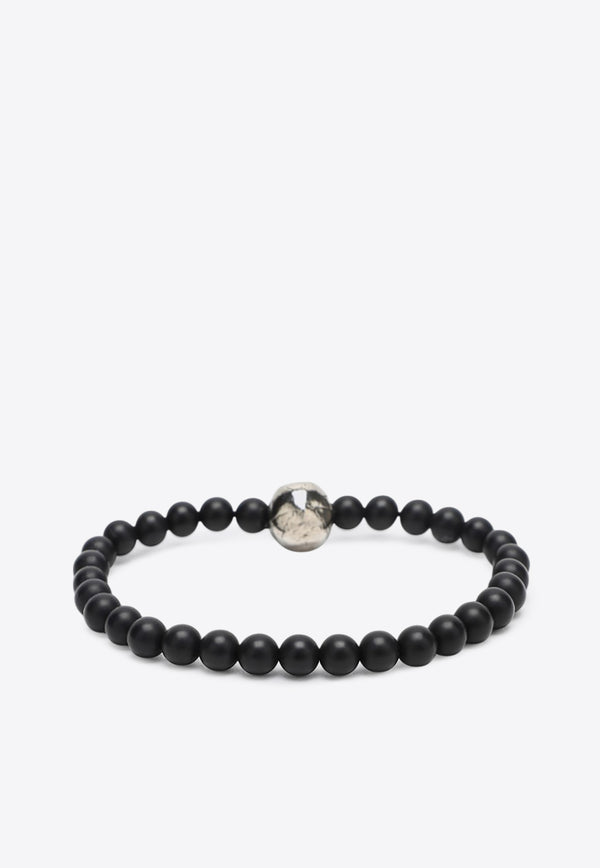 Alexander McQueen Skull Pearl Bracelet Black 7069791AAIX/Q_ALEXQ-1010