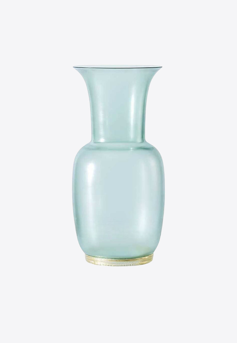 Venini Medium Opalino Satin Vase Green 706.22 VR/C