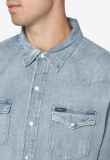 Polo Ralph Lauren Washed Denim Shirt Denim 710703936001CO/P_POLOR-WE