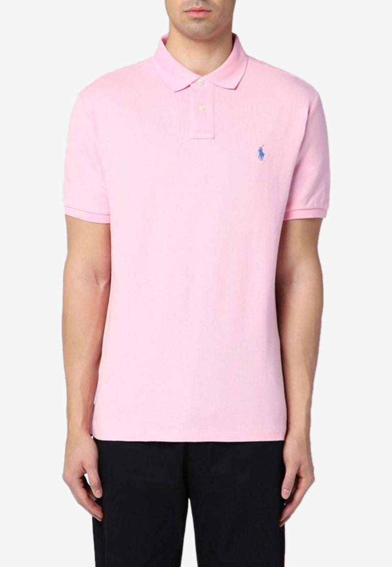 Polo Ralph Lauren Logo Embroidered Polo T-shirt Pink 710782592033CO/Q_POLOR-CP