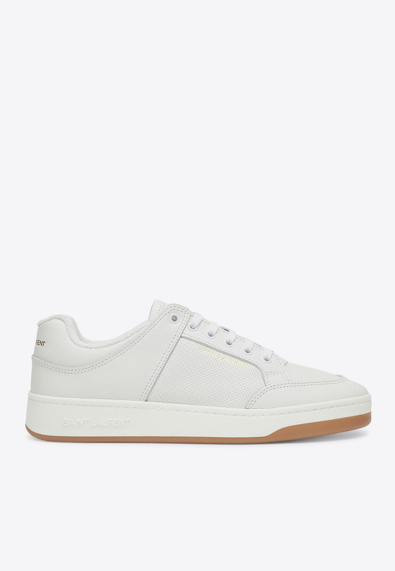 Saint Laurent Low SL/61 Leather Sneakers White 713600AAB85/P_YSL-9042