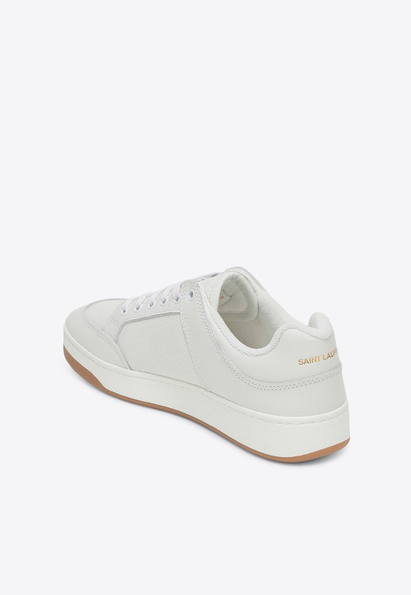 Saint Laurent Low SL/61 Leather Sneakers White 713600AAB85/P_YSL-9042