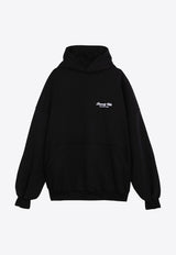 Balenciaga Beverly Hills Logo Hooded Sweatshirt Black 739024TQVS7/P_BALEN-9034