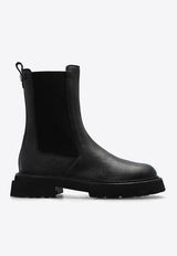 Salvatore Ferragamo Oderico Double Gancini Chelsea Boots 01E516 ODERICO 757878-BLACK