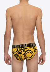 Versace Barocco Print Briefs 1001383 1A00515-5B010